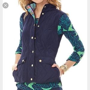 Lilly Pulitzer Navy Vest